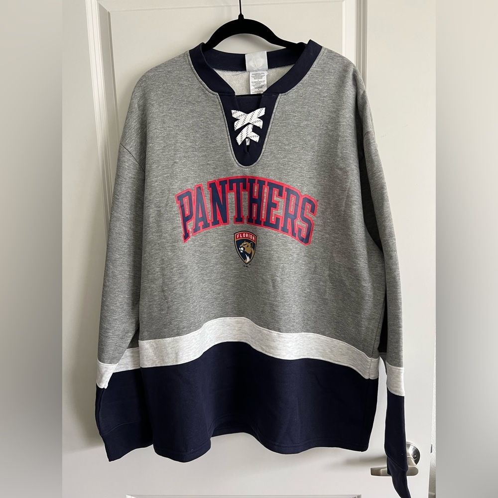 NHL Florida Panthers Jersey Style Sweatshirt